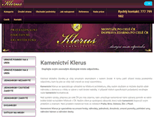 Tablet Screenshot of ekamenictvi.cz
